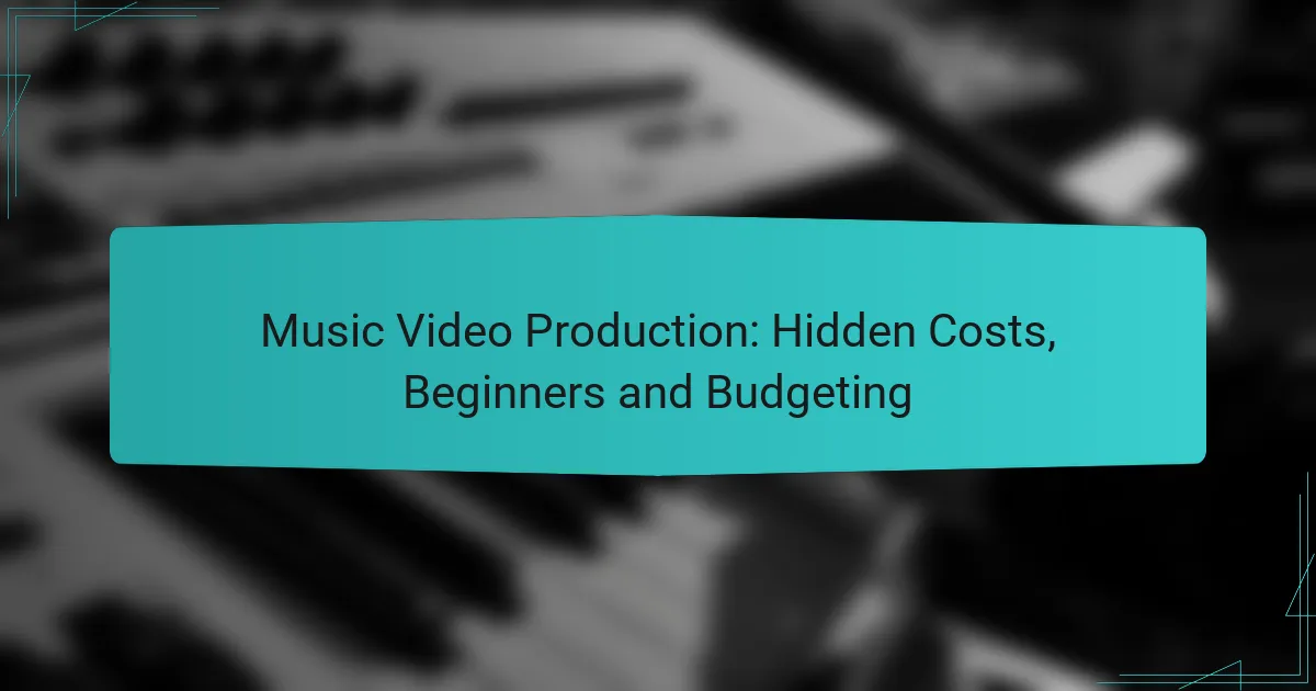 Music Video Production: Hidden Costs, Beginners and Budgeting