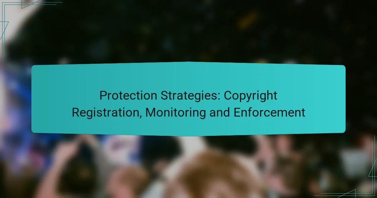 Protection Strategies: Copyright Registration, Monitoring and Enforcement