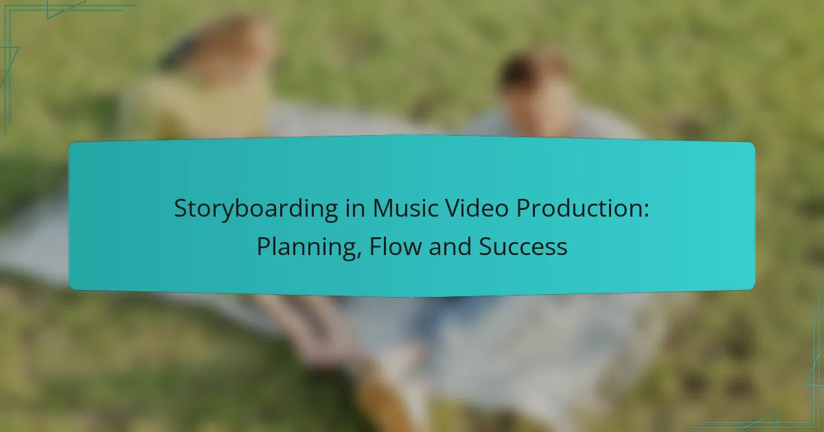 Storyboarding in Music Video Production: Planning, Flow and Success